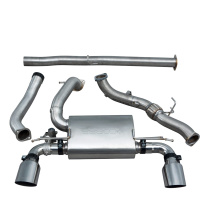 Ford Focus RS (Mk3) 15- Turboback-sportavgassystem (Med De-Cat & Ej Ljuddämpat) (Valved) Cobra Sport